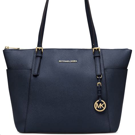 michael kors purse navy blue|michael kors blue handbags clearance.